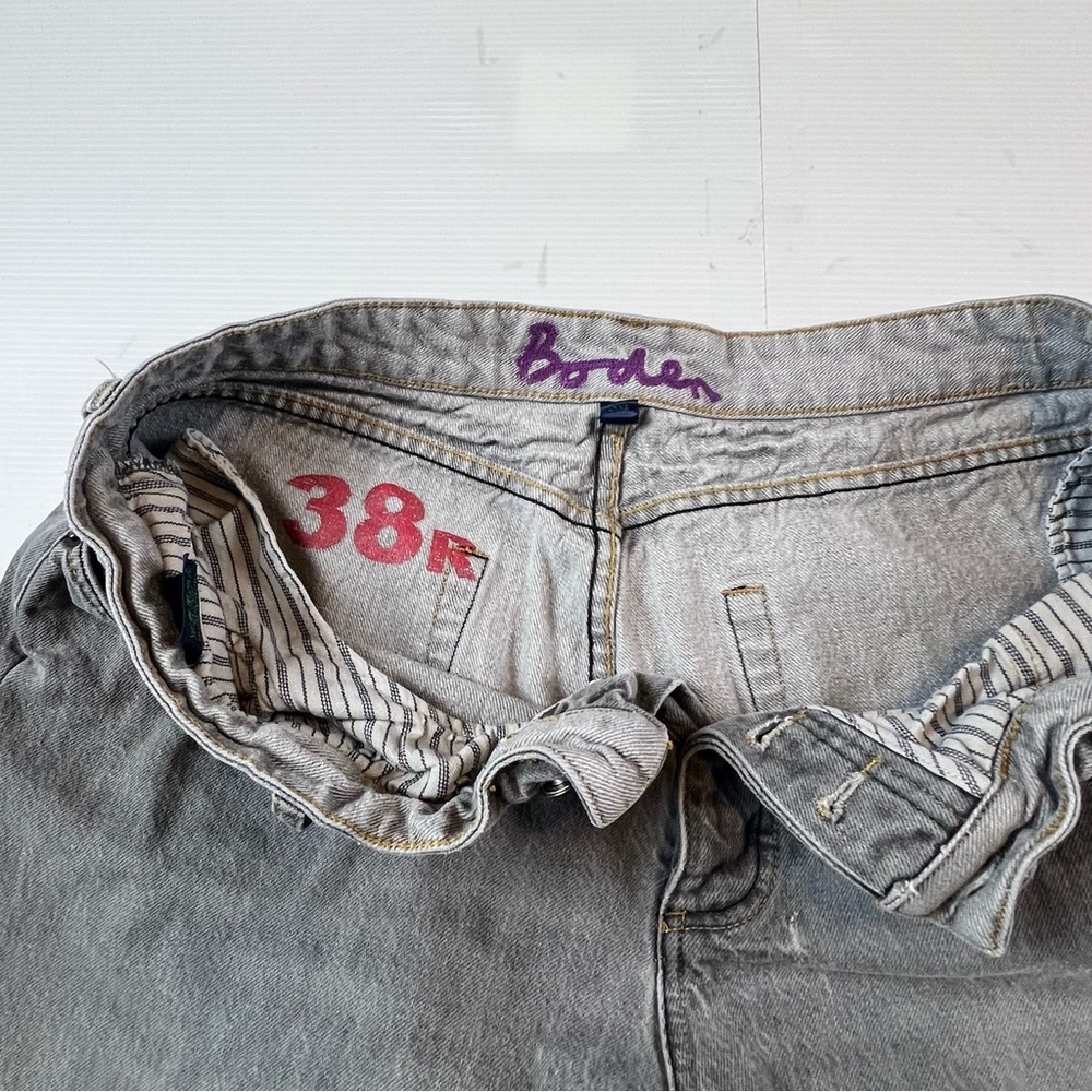Boden Men’s Vintage Gray Denim Jeans, Size 38 Regular - Picture 5 of 13
